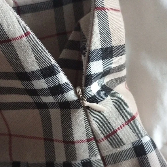 vintage plaid pleated mini skirt - Picture 3 of 4